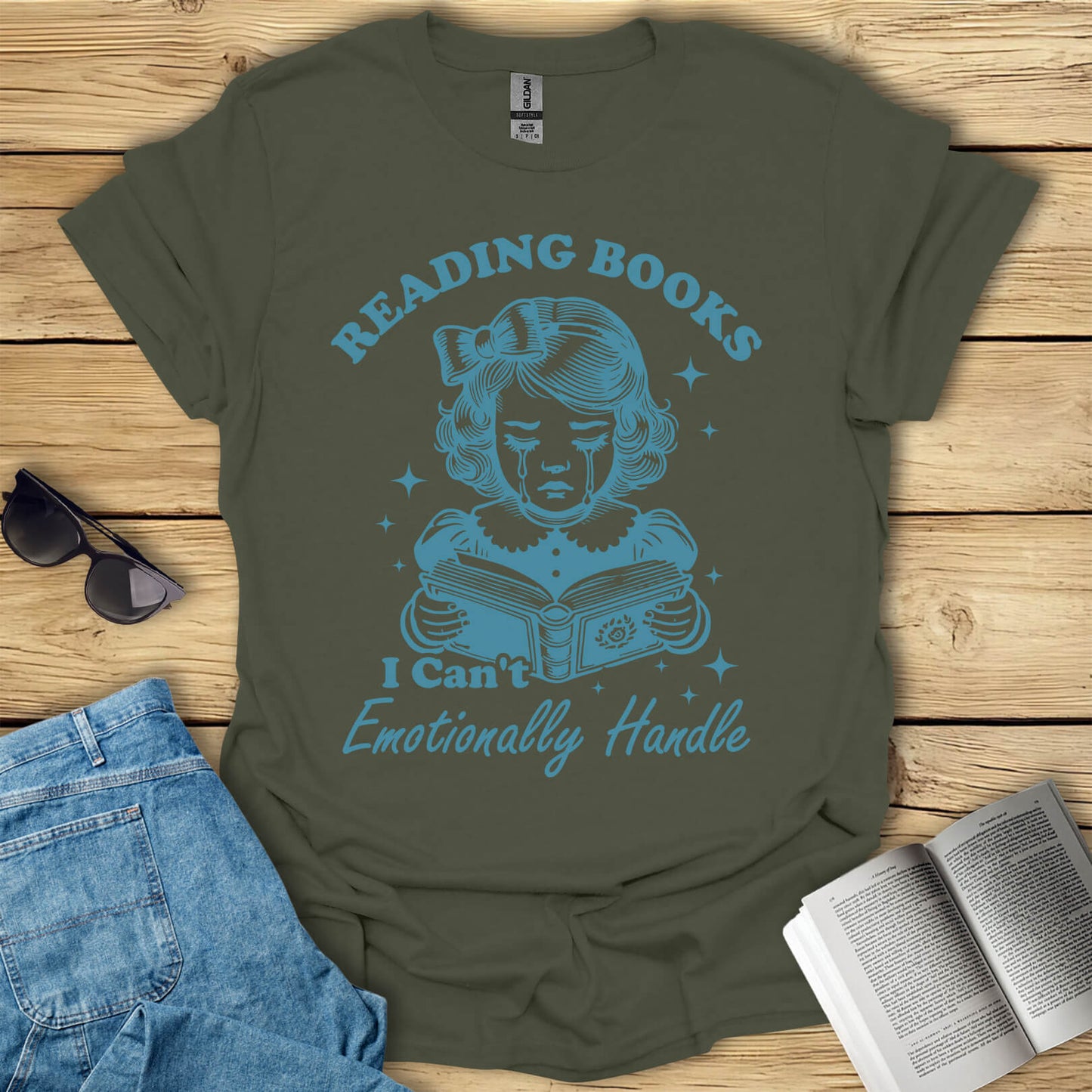 Reading Books I Can't Emotionally Handle T-Shirt
