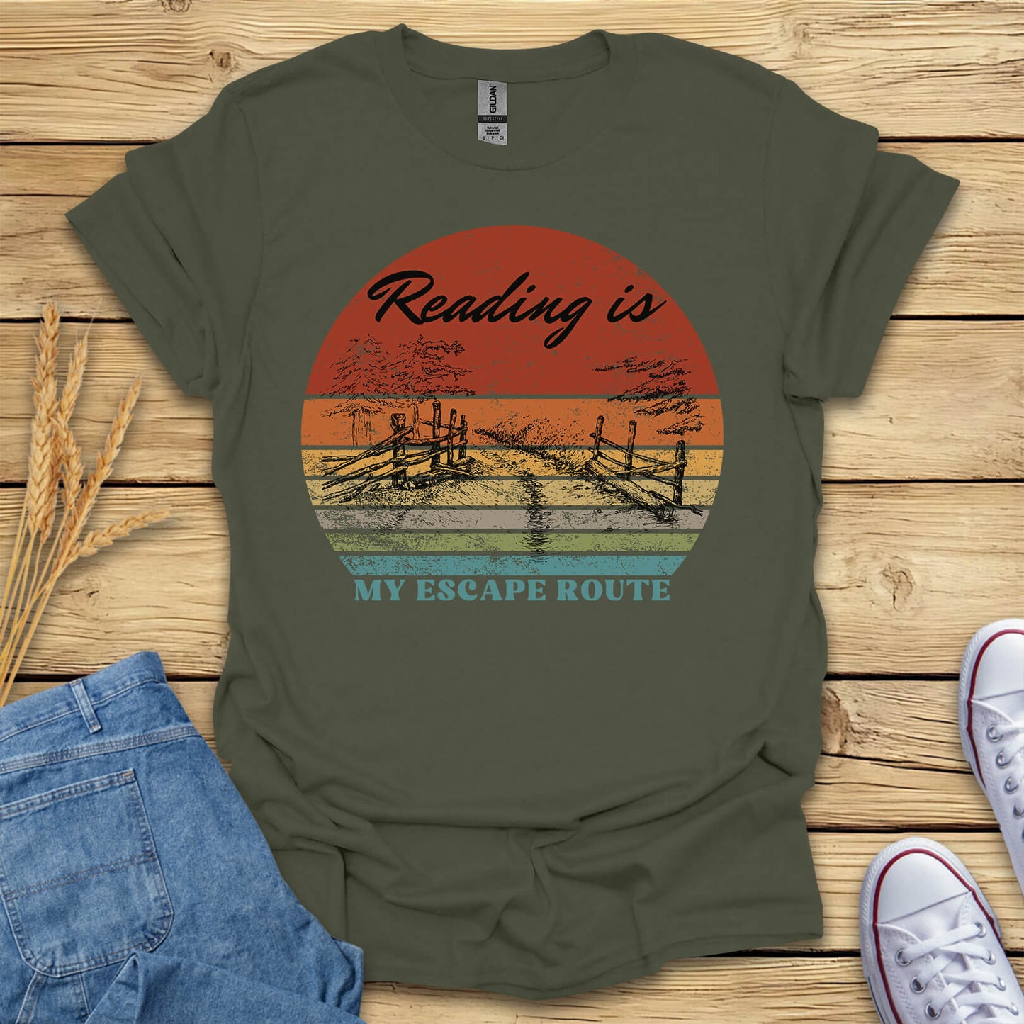 Reading Is My Escape Route T-Shirt