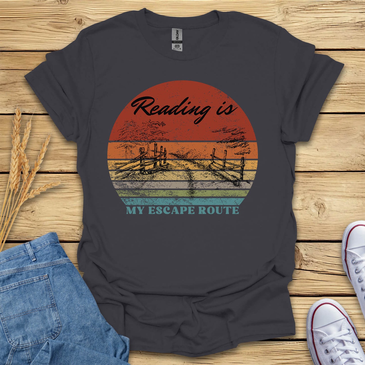 Reading Is My Escape Route T-Shirt