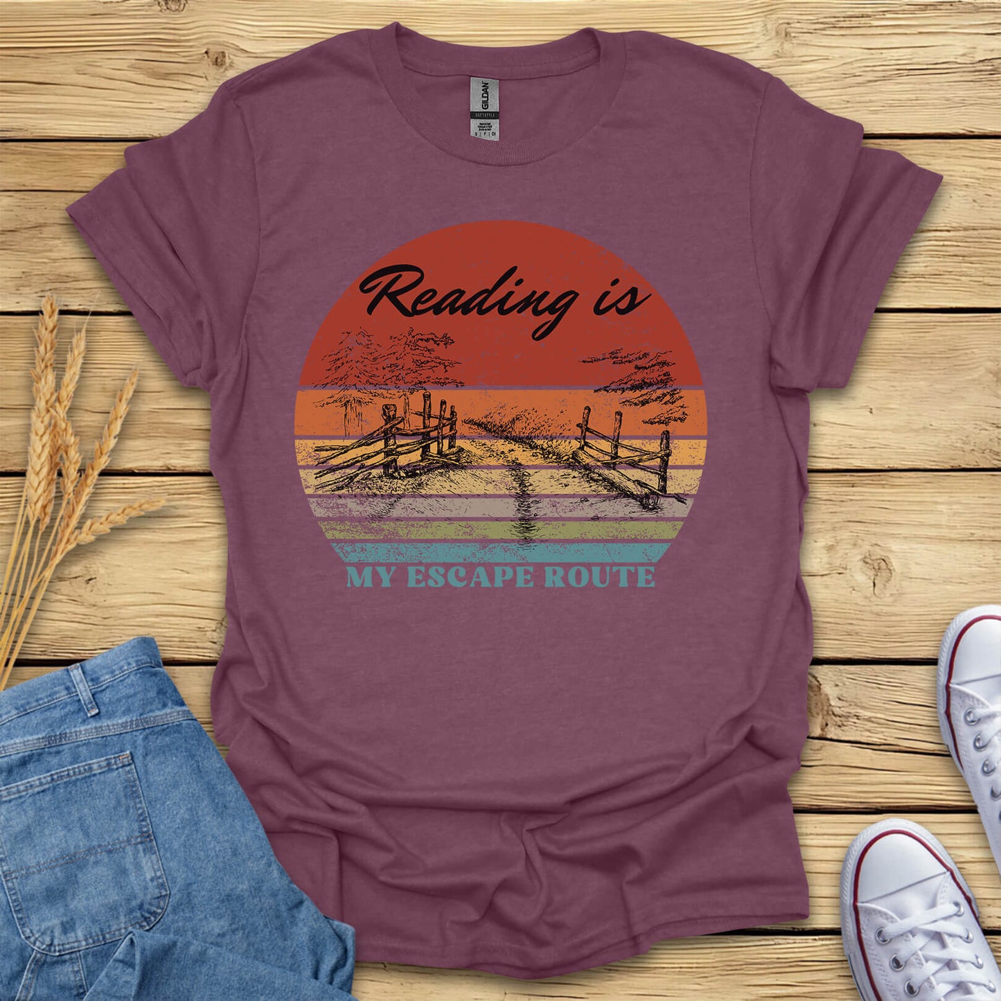 Reading Is My Escape Route T-Shirt