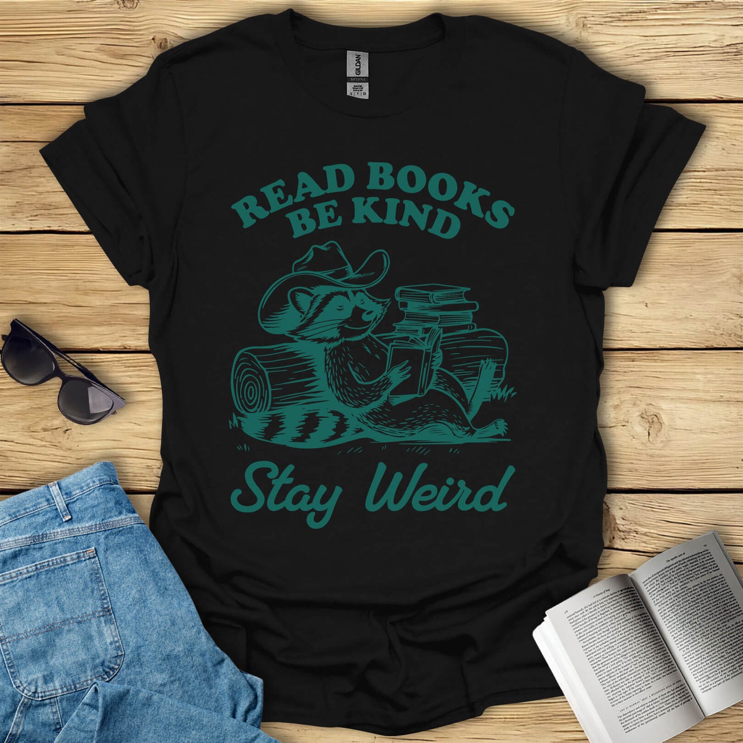 Read Books, Be Kind, Stay Weird T-Shirt