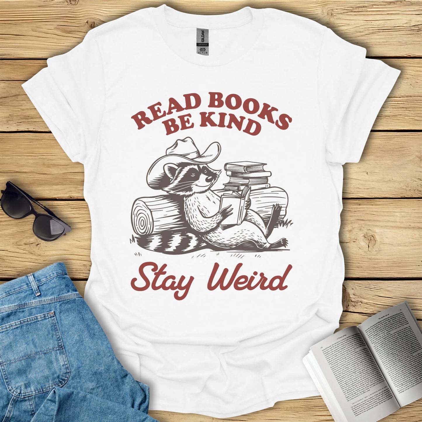 Read Books, Be Kind, Stay Weird T-Shirt