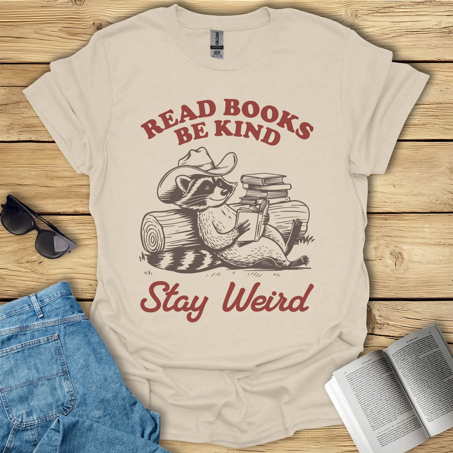 Read Books, Be Kind, Stay Weird T-Shirt