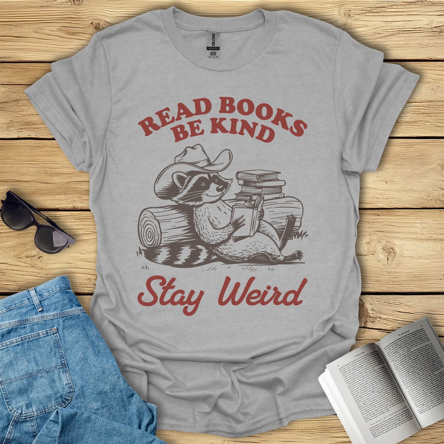 Read Books, Be Kind, Stay Weird T-Shirt