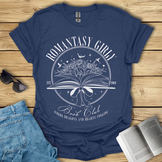 Romantasy Girly Book Club T-Shirt