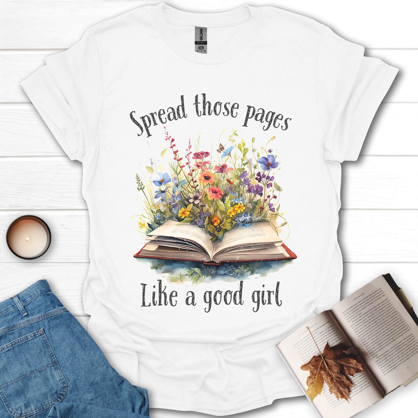 Spread Those Pages Like a Good Girl T-shirt