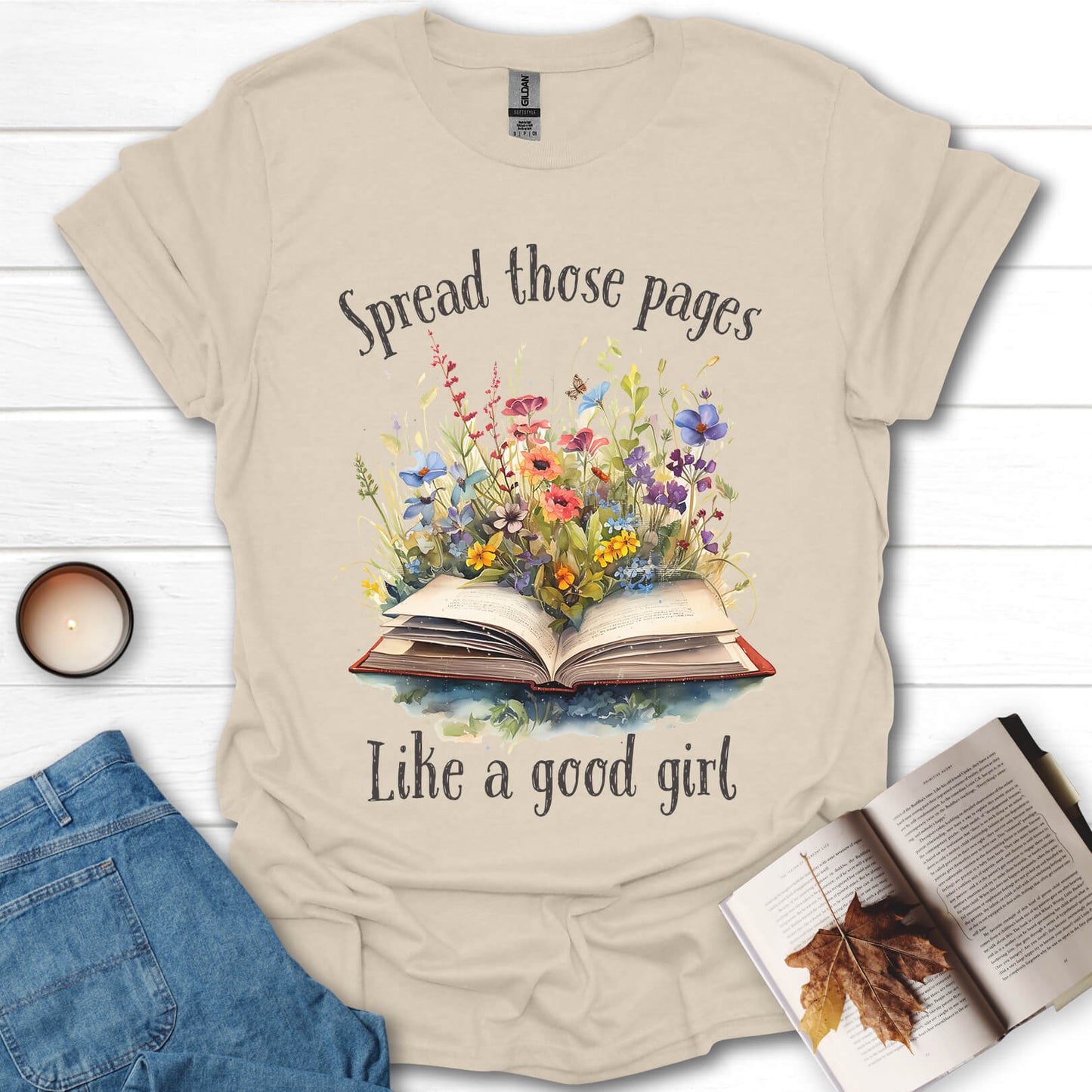 Spread Those Pages Like a Good Girl T-shirt