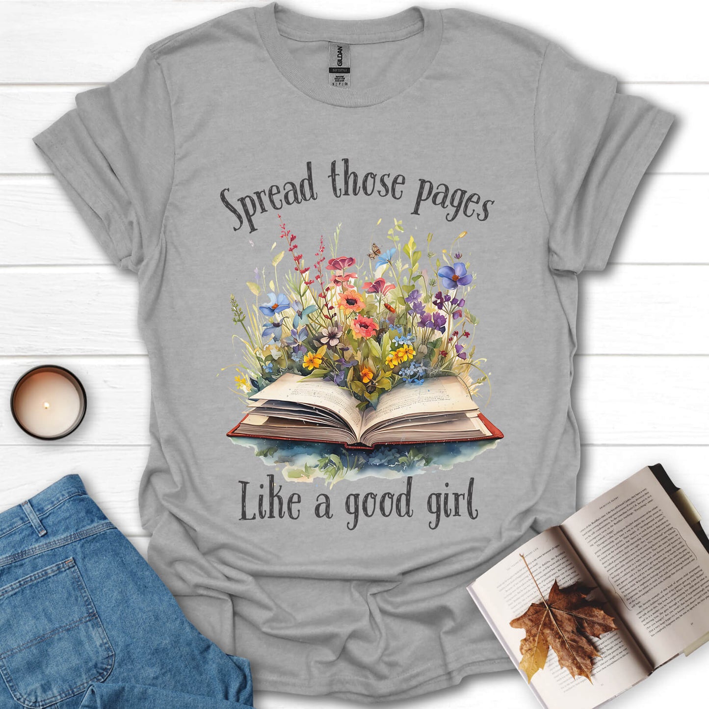 Spread Those Pages Like a Good Girl T-shirt