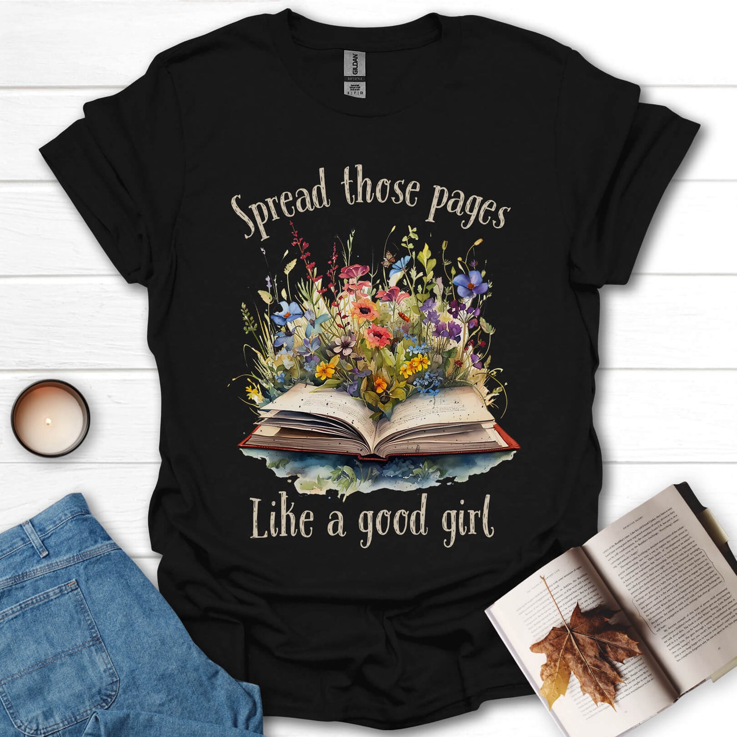 Spread Those Pages Like a Good Girl T-shirt