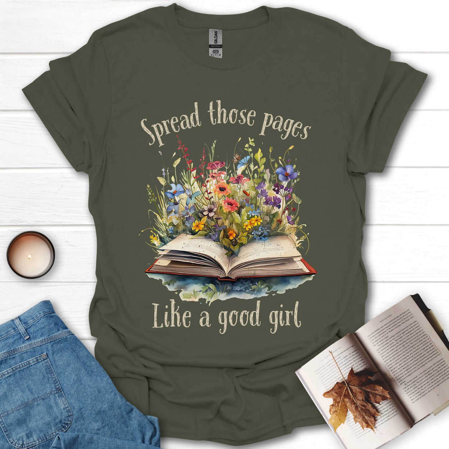 Spread Those Pages Like a Good Girl T-shirt
