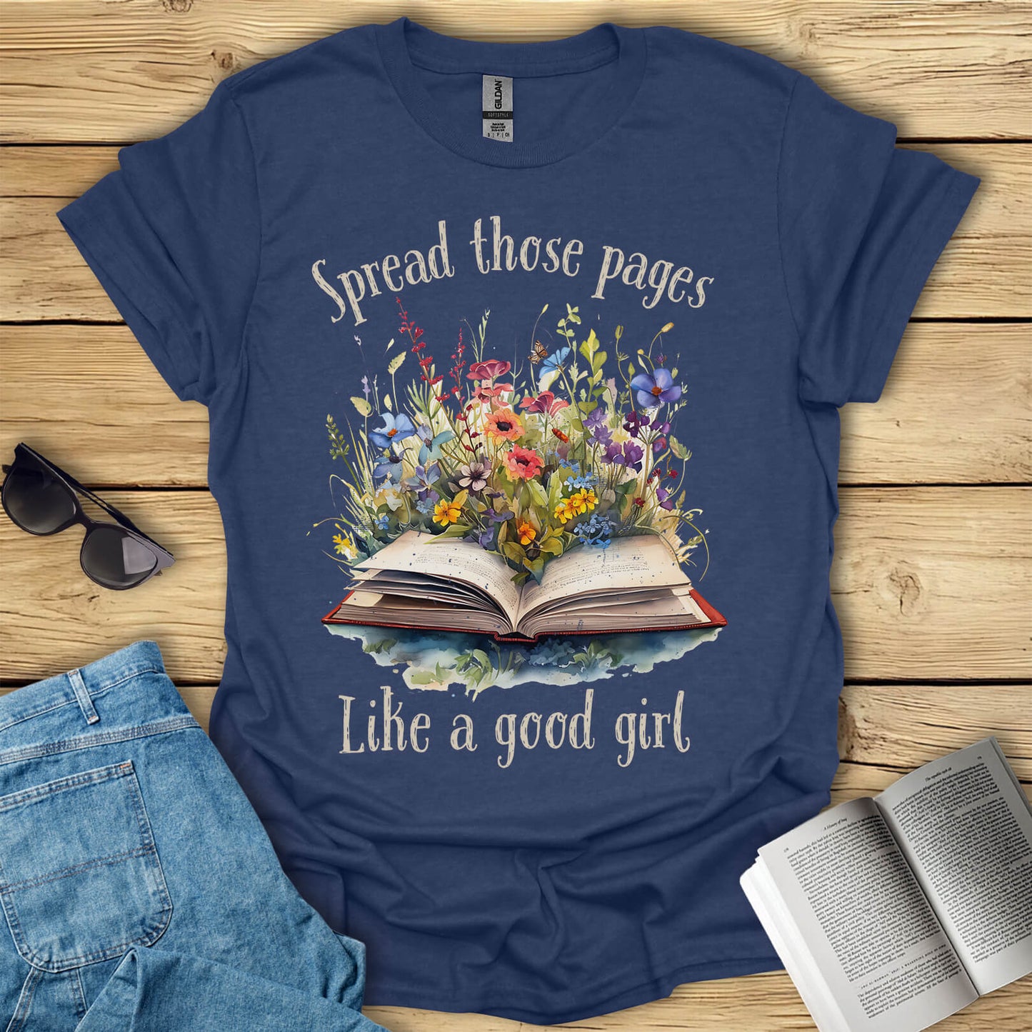 Spread Those Pages Like a Good Girl T-shirt
