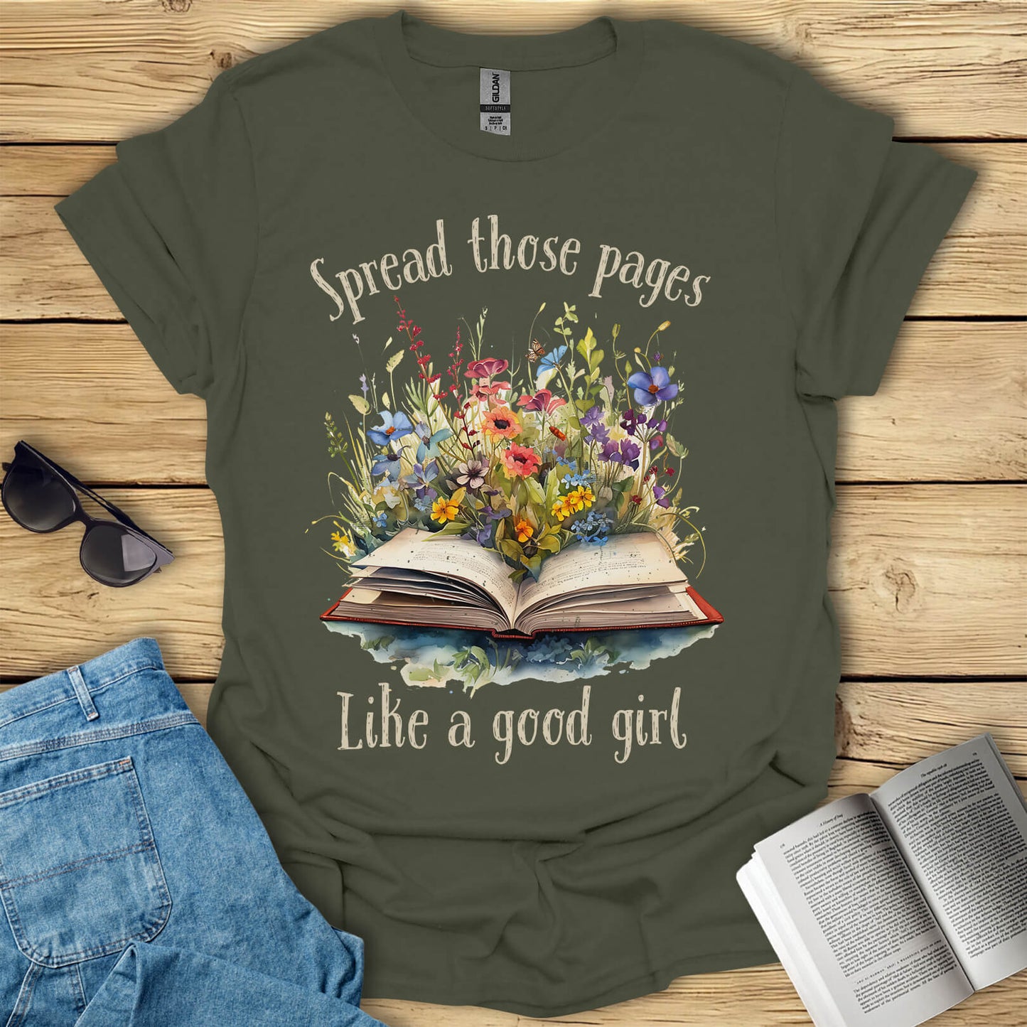 Spread Those Pages Like a Good Girl T-shirt