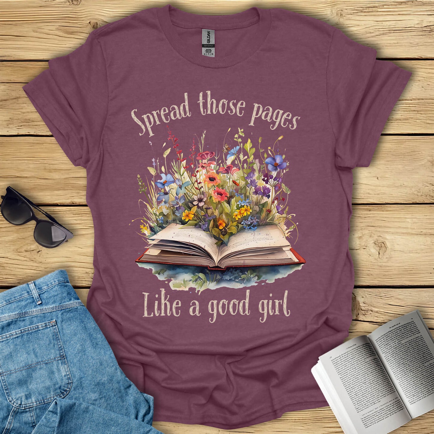Spread Those Pages Like a Good Girl T-shirt