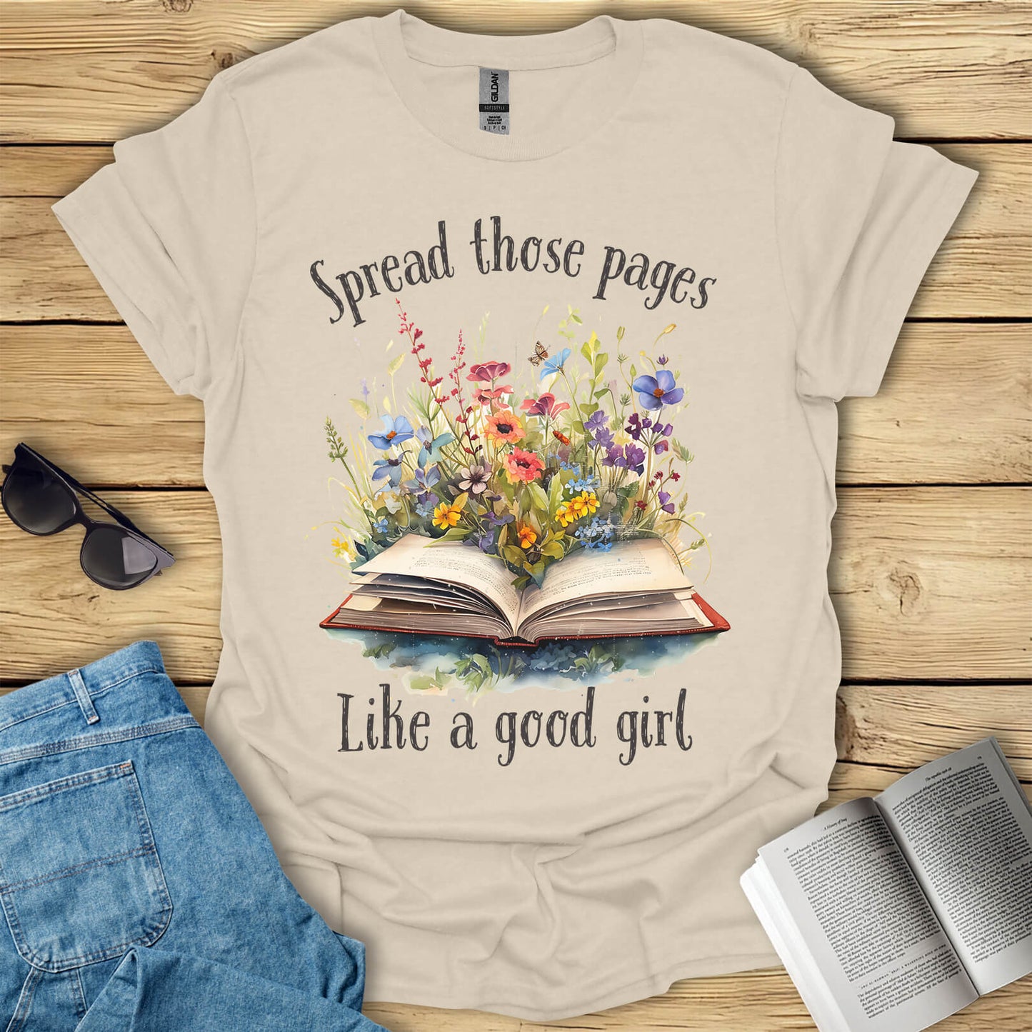 Spread Those Pages Like a Good Girl T-shirt