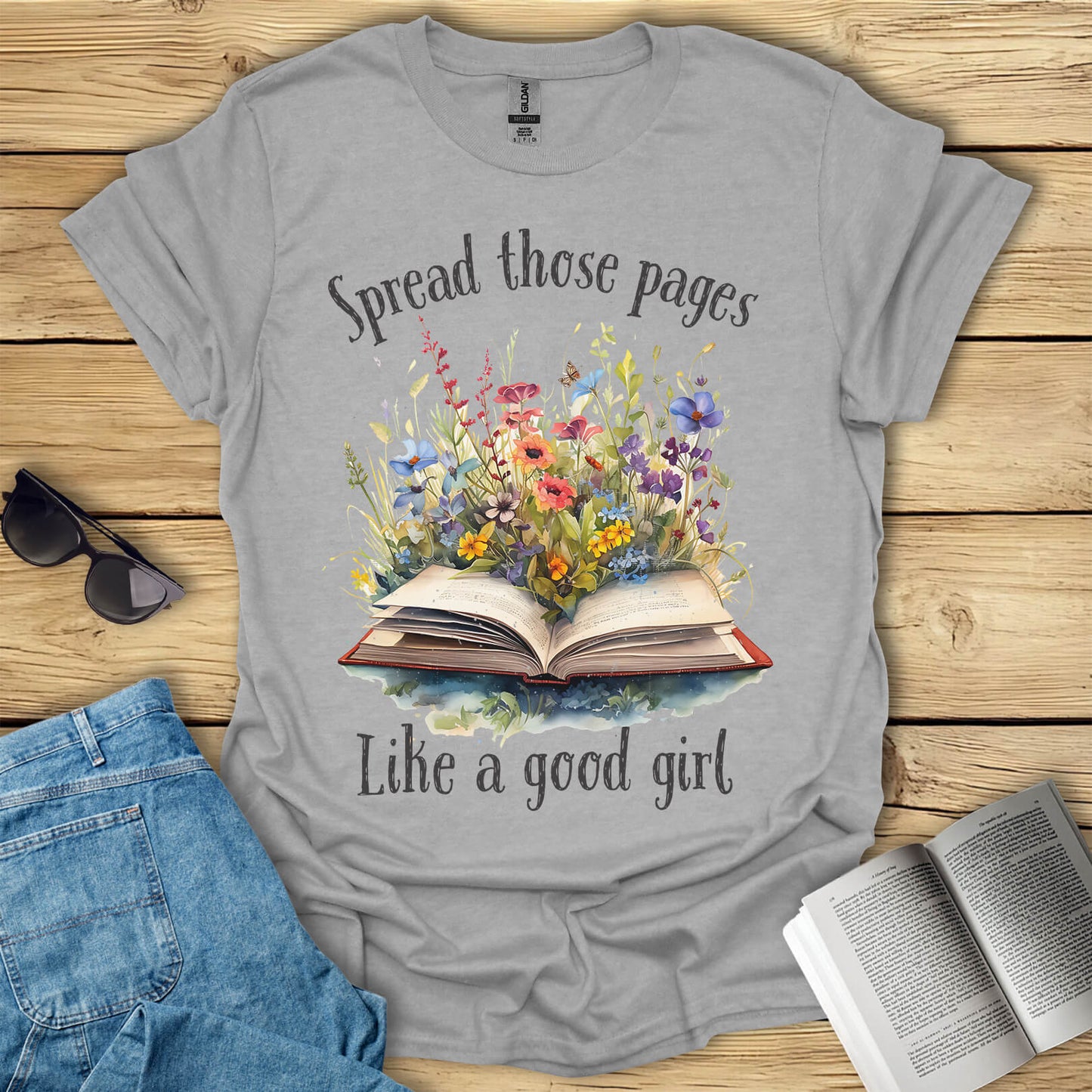 Spread Those Pages Like a Good Girl T-shirt