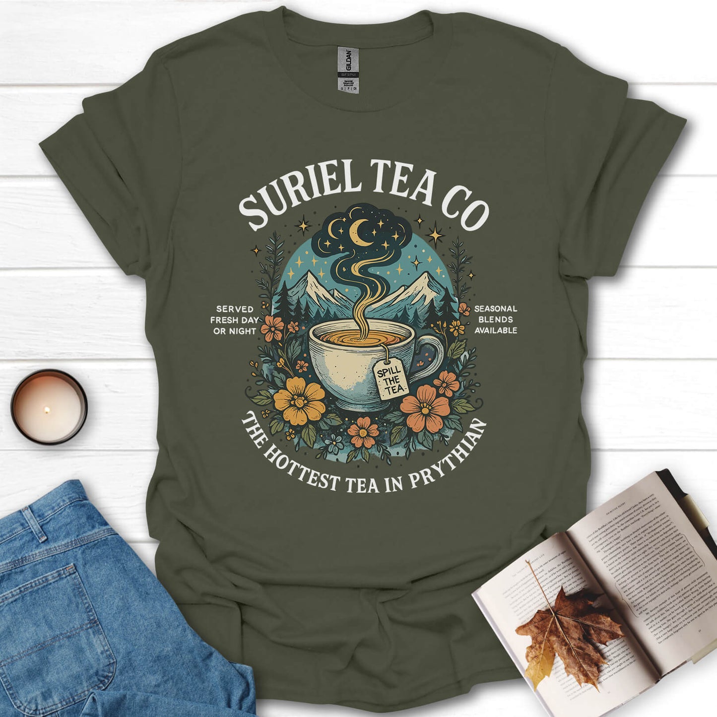 Sureal Tea Book Readers T-Shirt