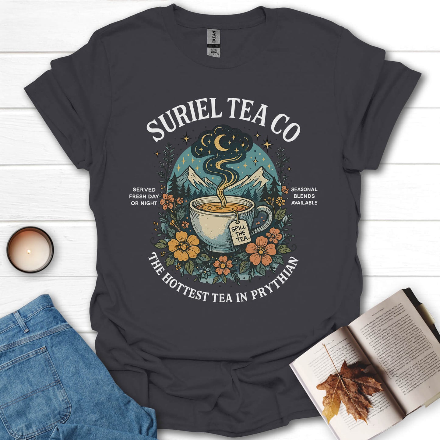 Sureal Tea Book Readers T-Shirt