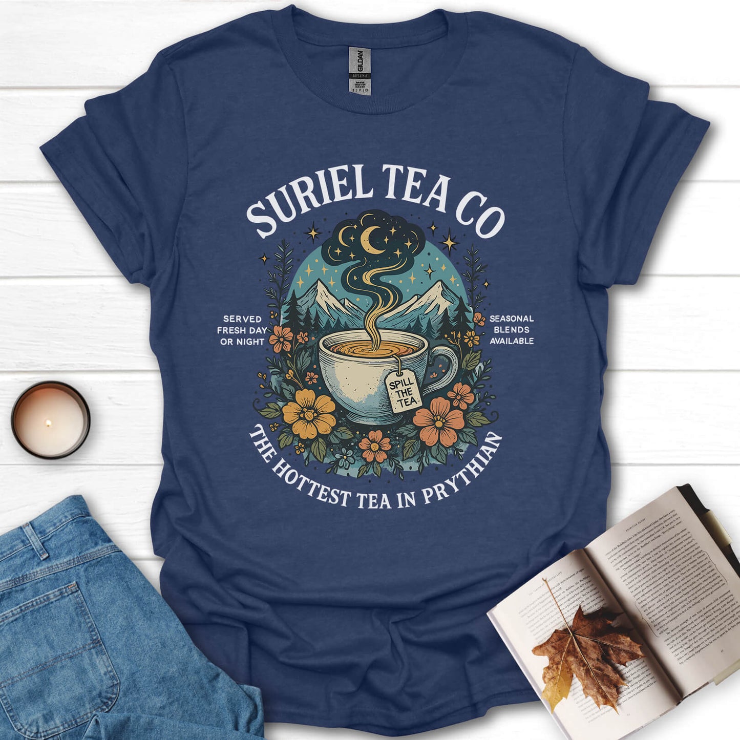 Sureal Tea Book Readers T-Shirt