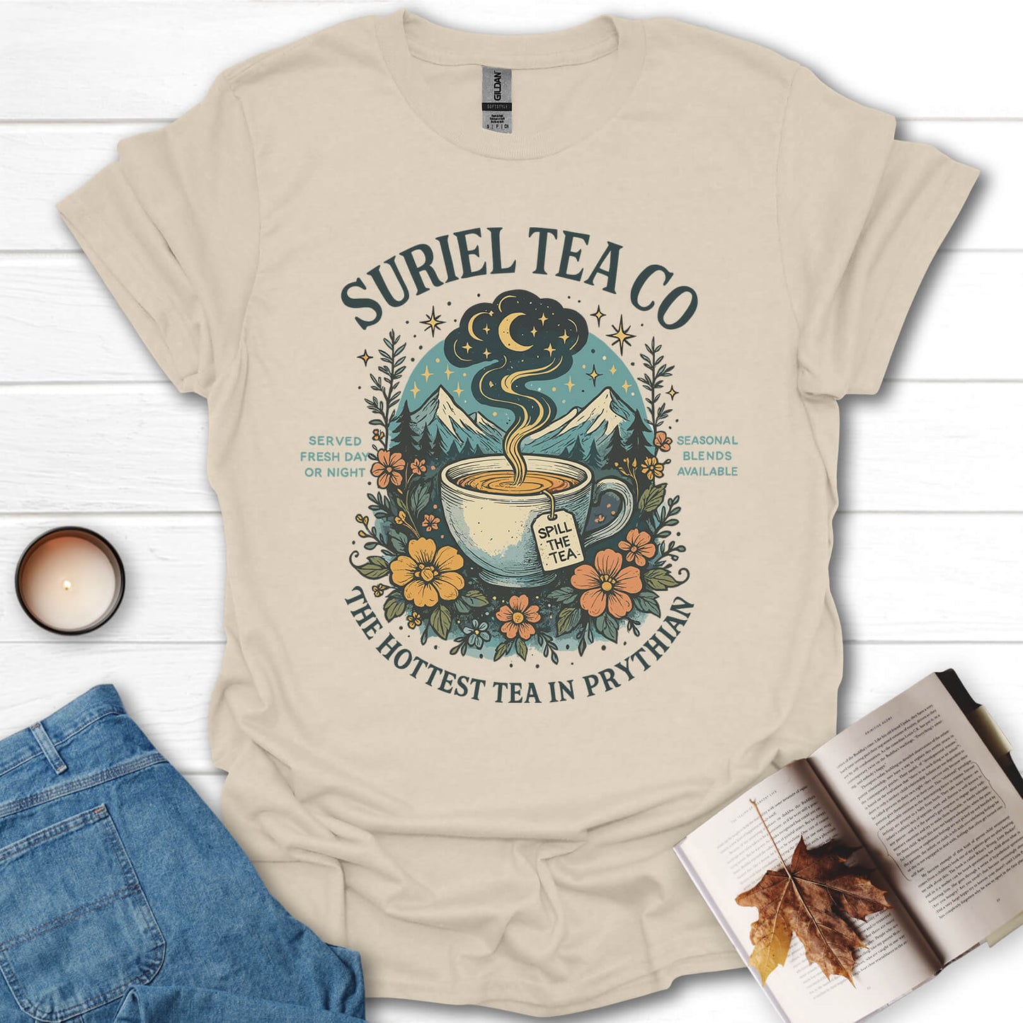 Sureal Tea Book Readers T-Shirt