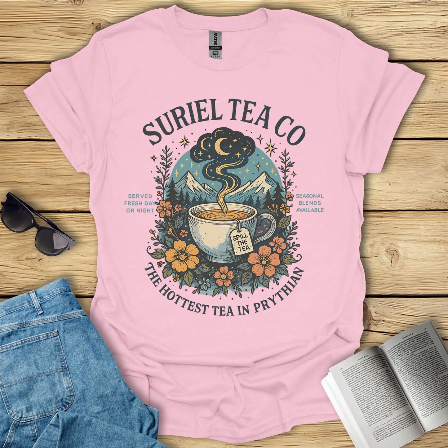 Sureal Tea Book Readers T-Shirt