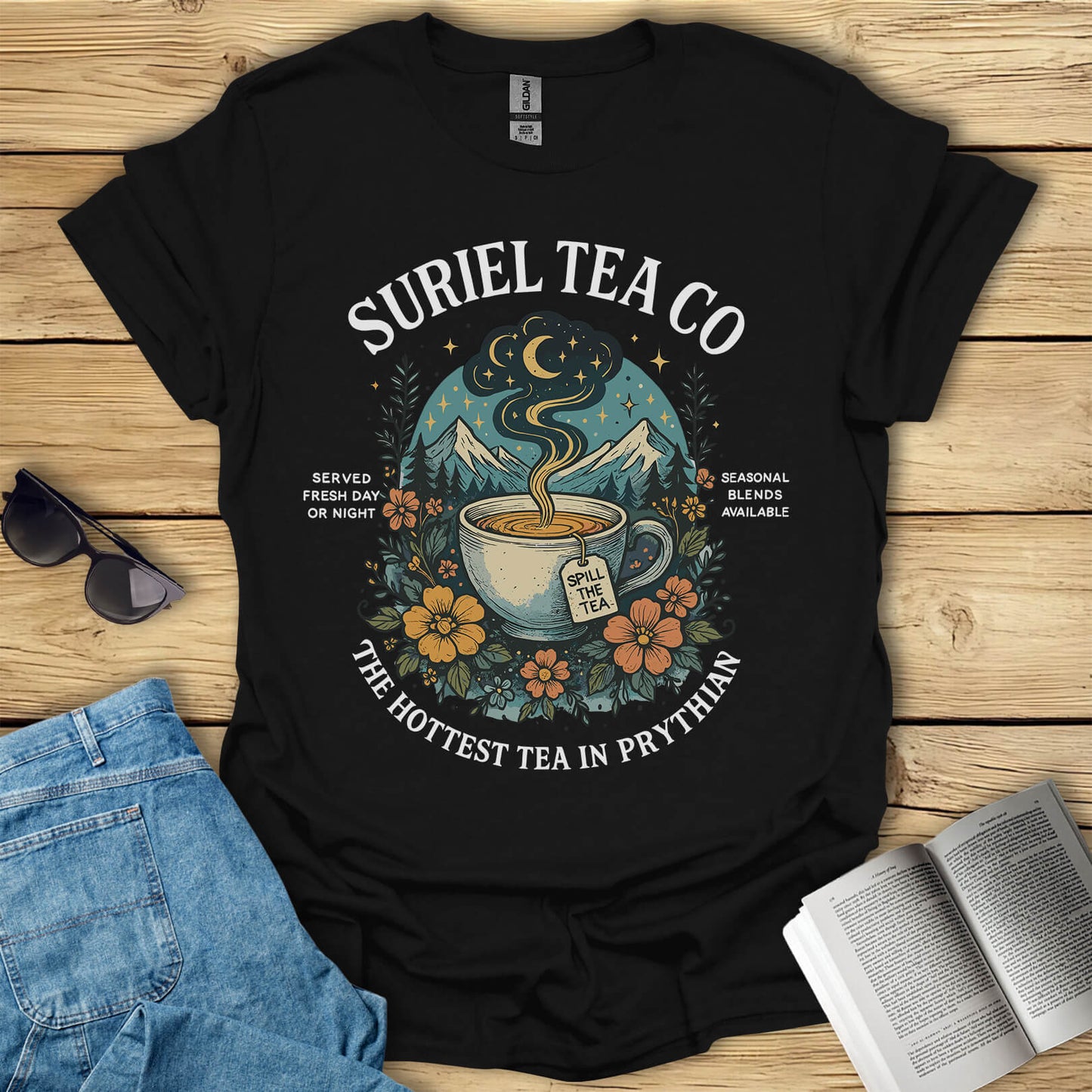 Sureal Tea Book Readers T-Shirt