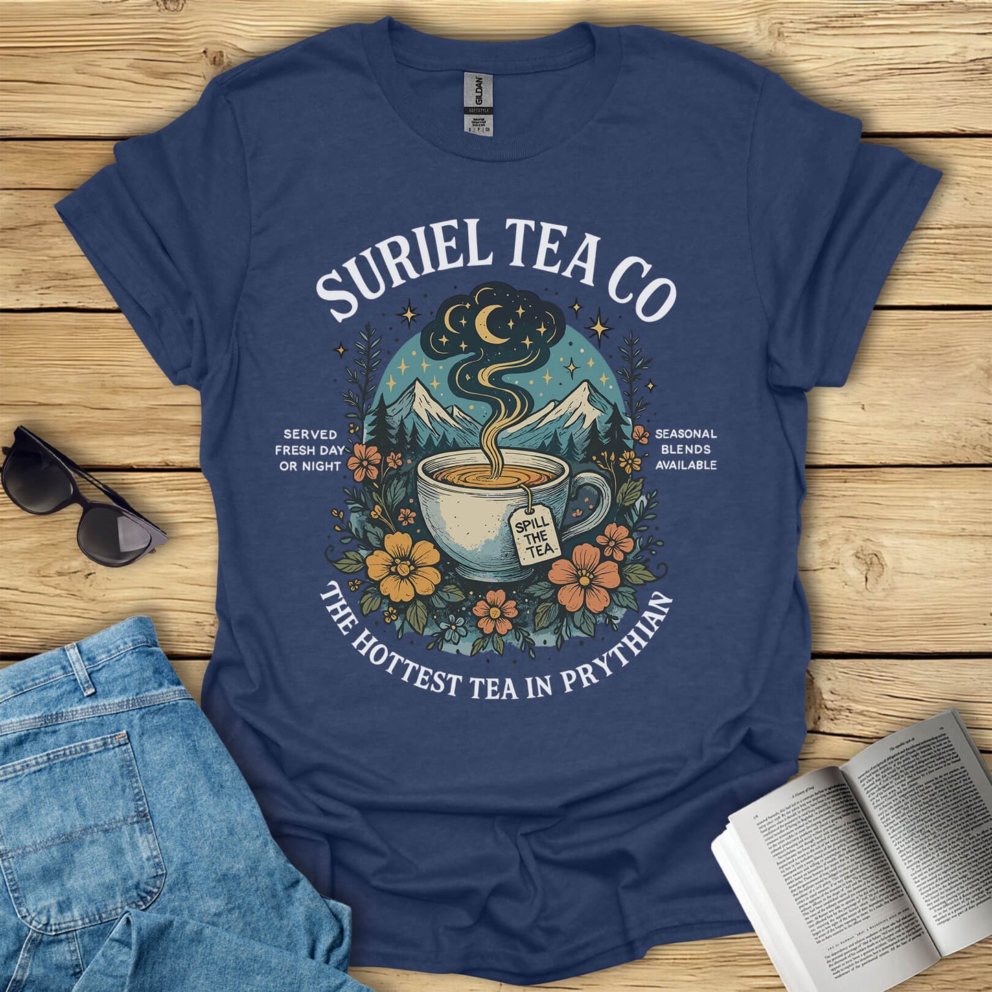 Sureal Tea Book Readers T-Shirt
