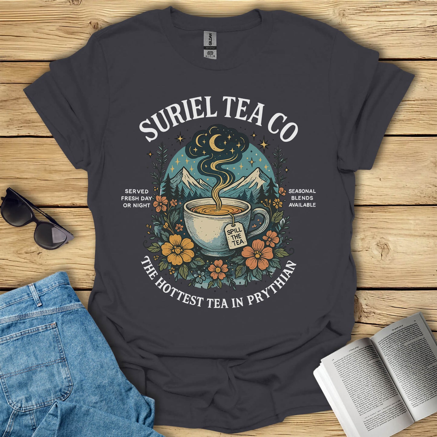 Sureal Tea Book Readers T-Shirt