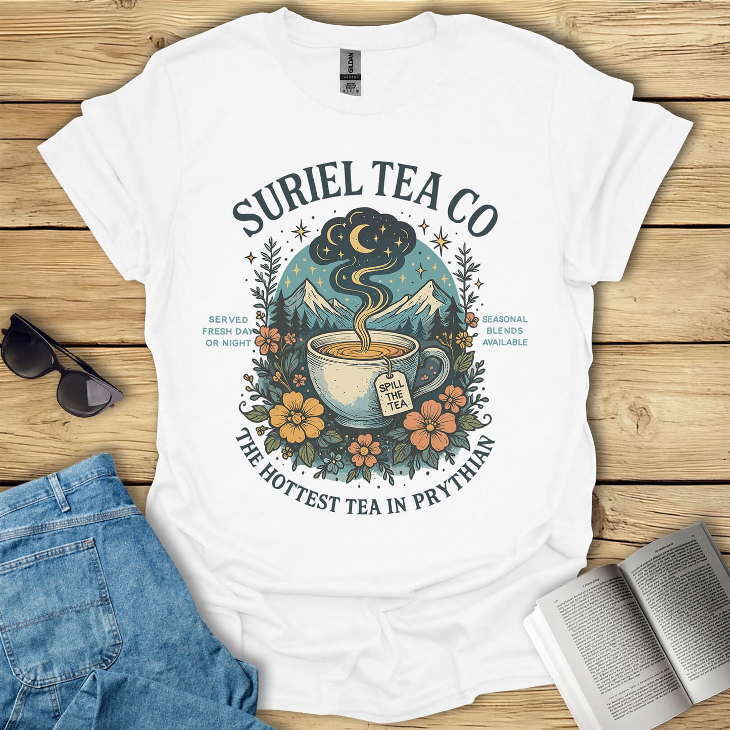 Sureal Tea Book Readers T-Shirt