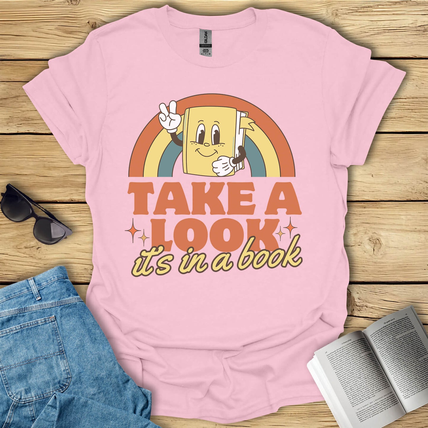 Take A Look Book Reading T-Shirt