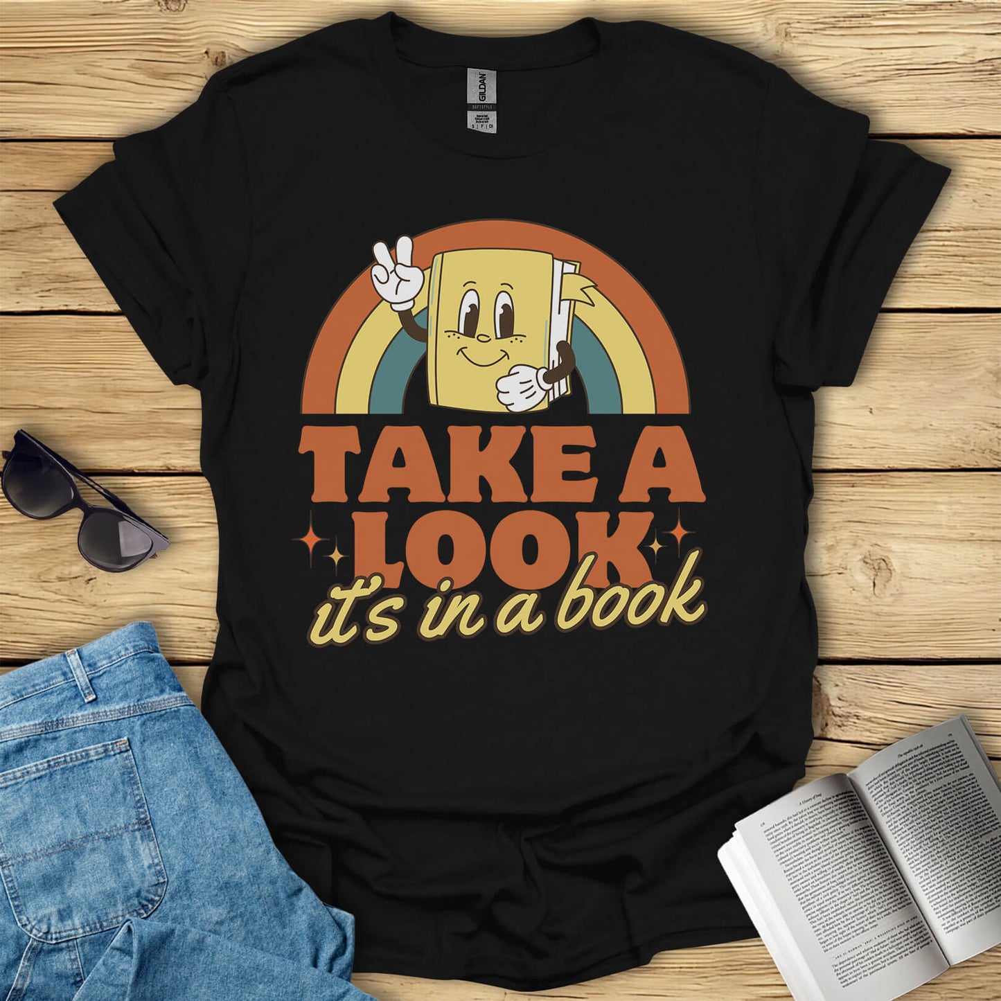 Take A Look Book Reading T-Shirt