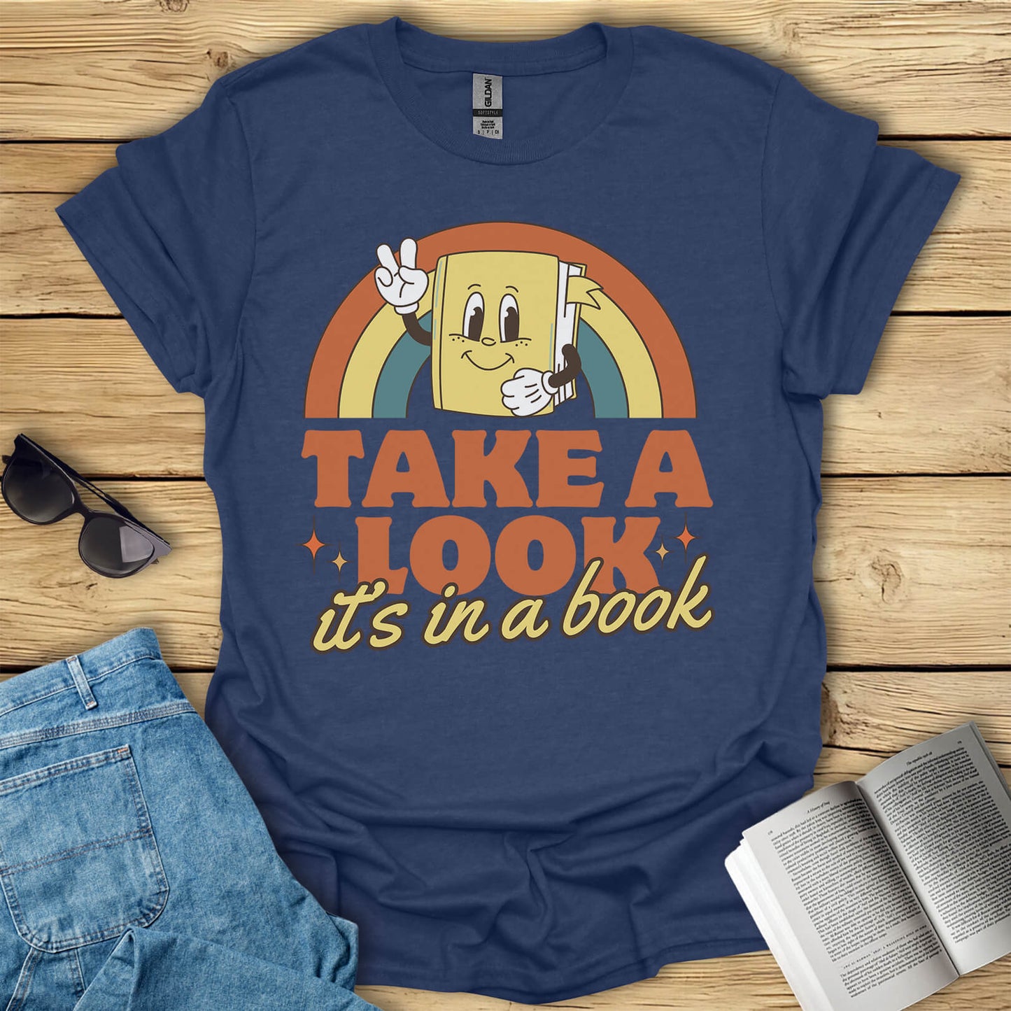 Take A Look Book Reading T-Shirt