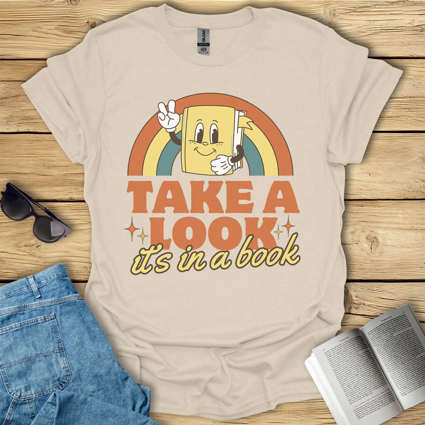 Take A Look Book Reading T-Shirt