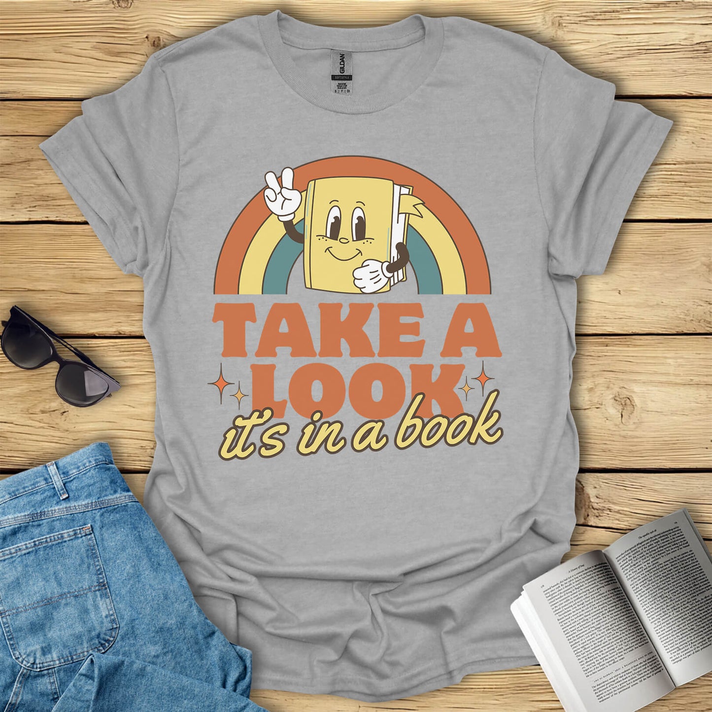 Take A Look Book Reading T-Shirt