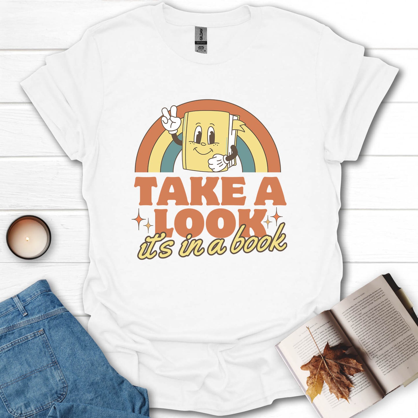 Take A Look Book Reading T-Shirt