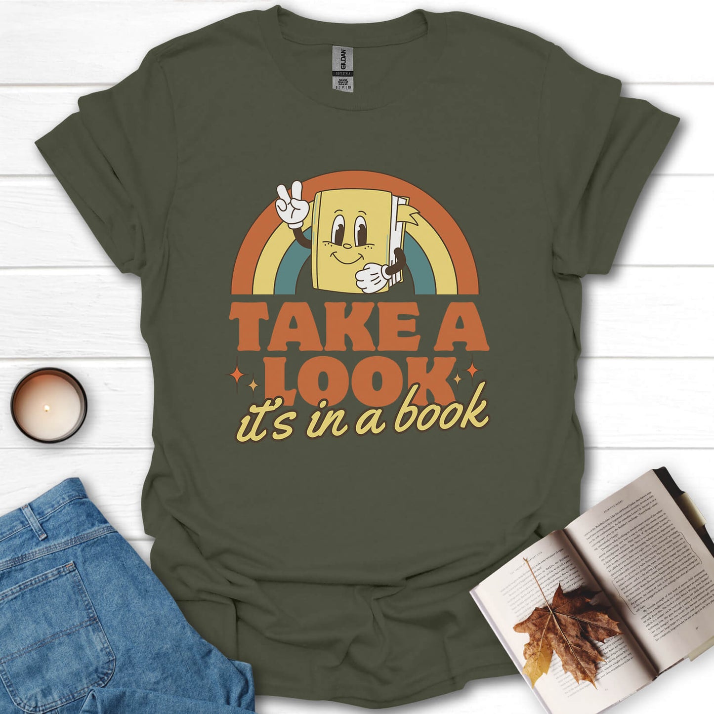Take A Look Book Reading T-Shirt