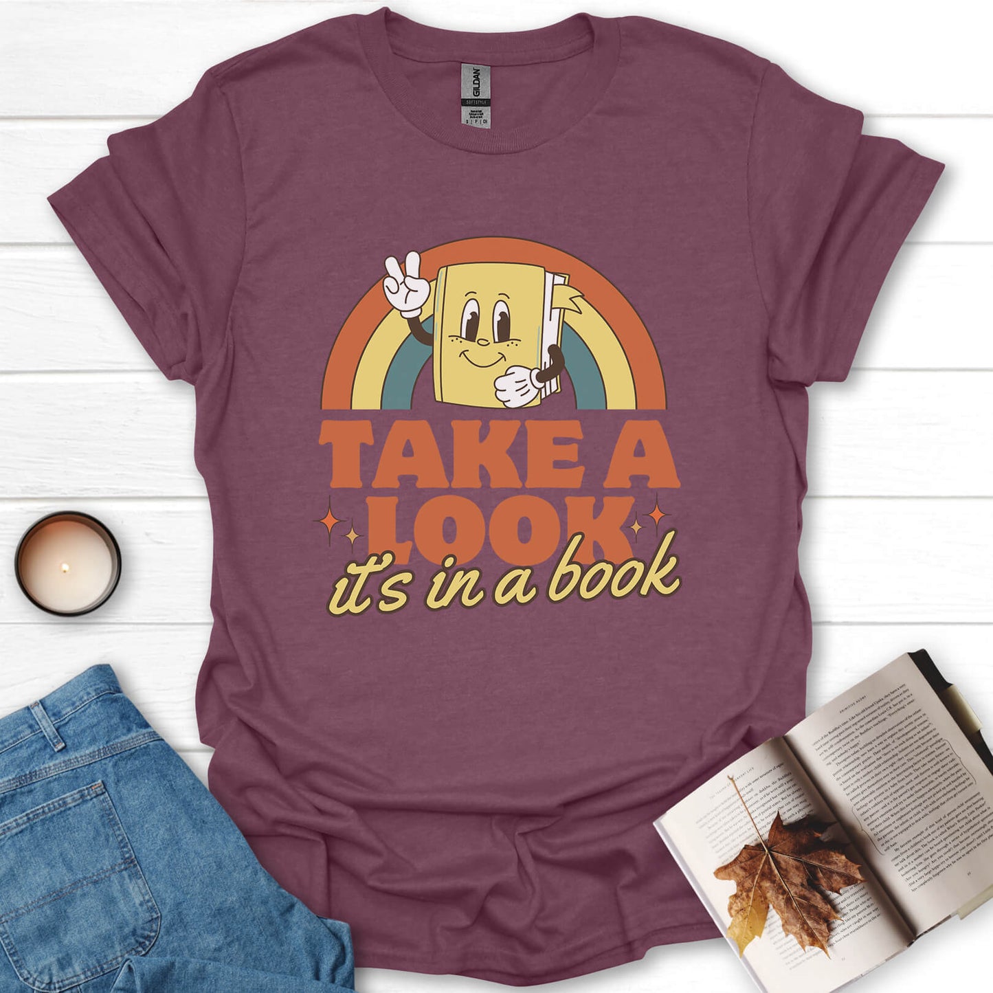 Take A Look Book Reading T-Shirt