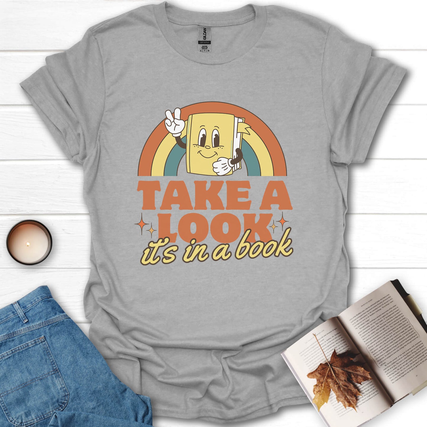 Take A Look Book Reading T-Shirt