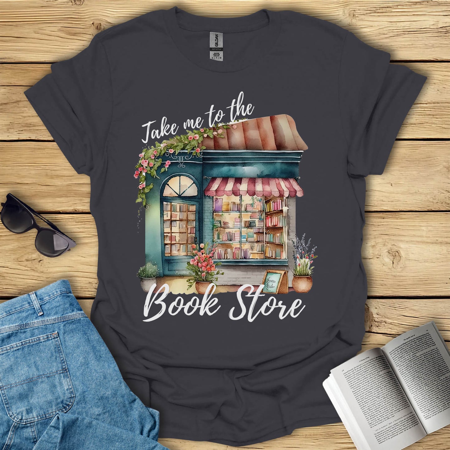 Take Me To The Book Store T-Shirt