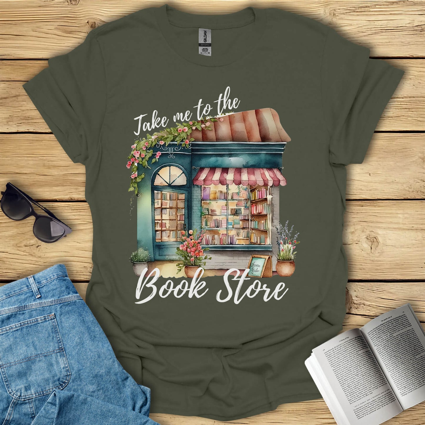 Take Me To The Book Store T-Shirt