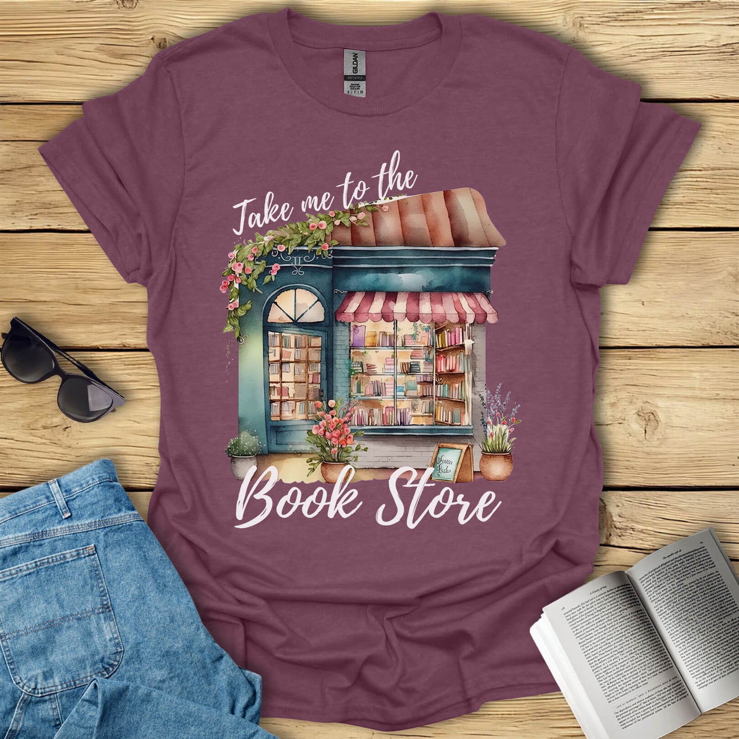Take Me To The Book Store T-Shirt