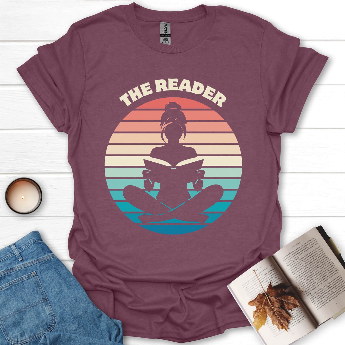 The Reader Yoga Pose Funny T-Shirt