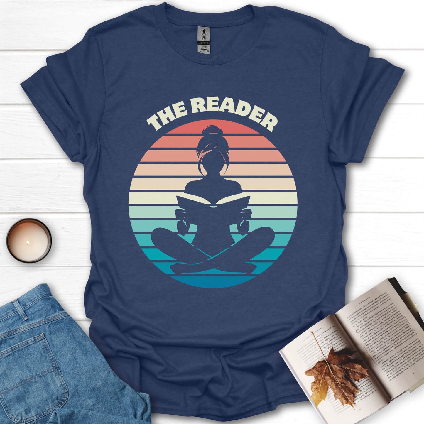 The Reader Yoga Pose Funny T-Shirt