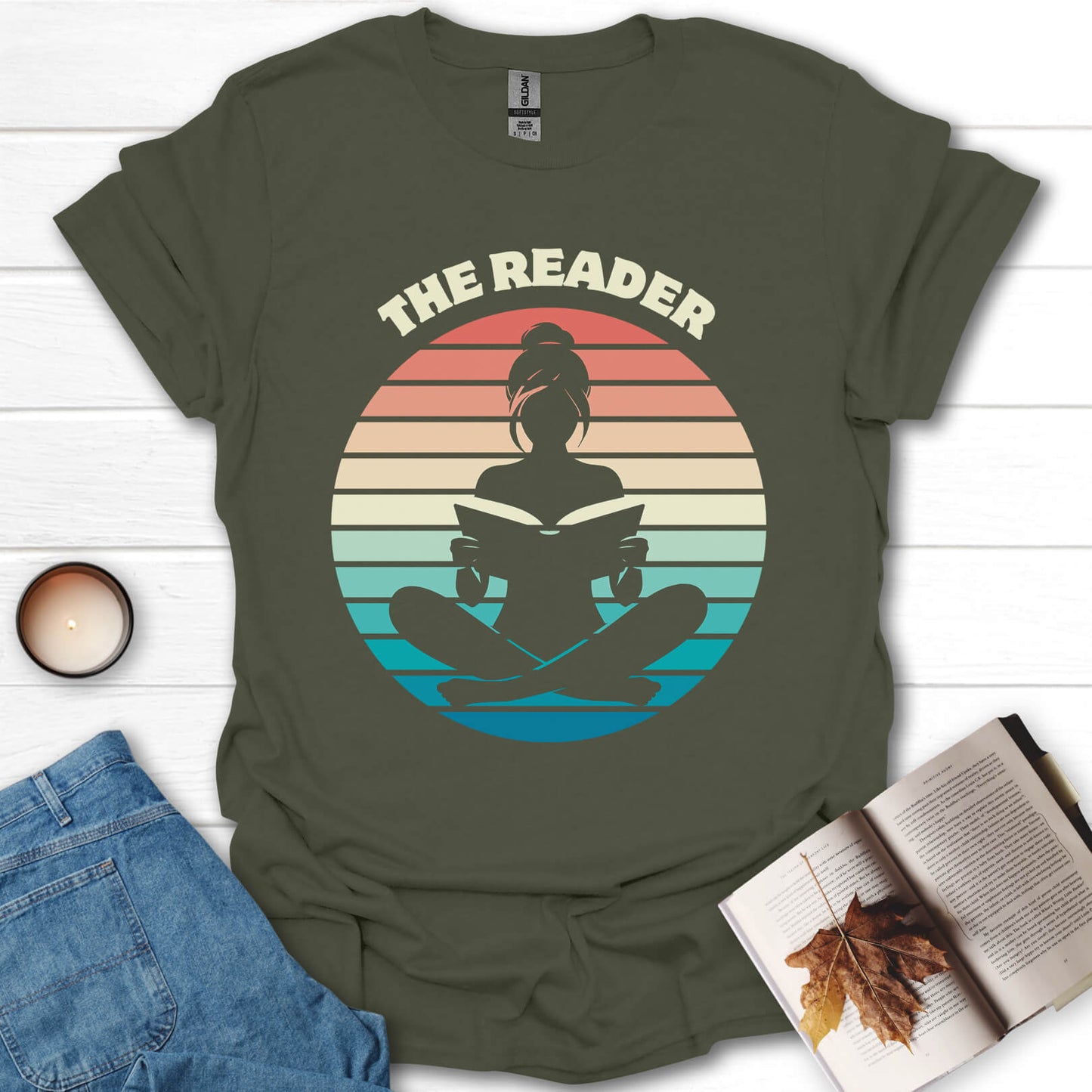 The Reader Yoga Pose Funny T-Shirt