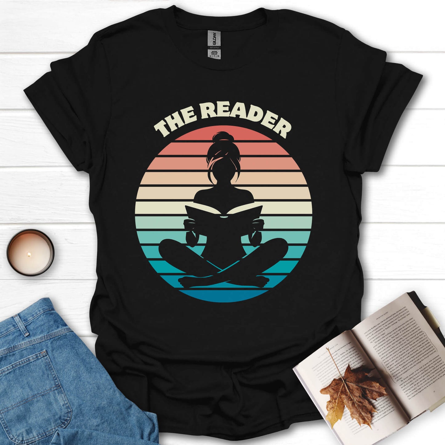 The Reader Yoga Pose Funny T-Shirt