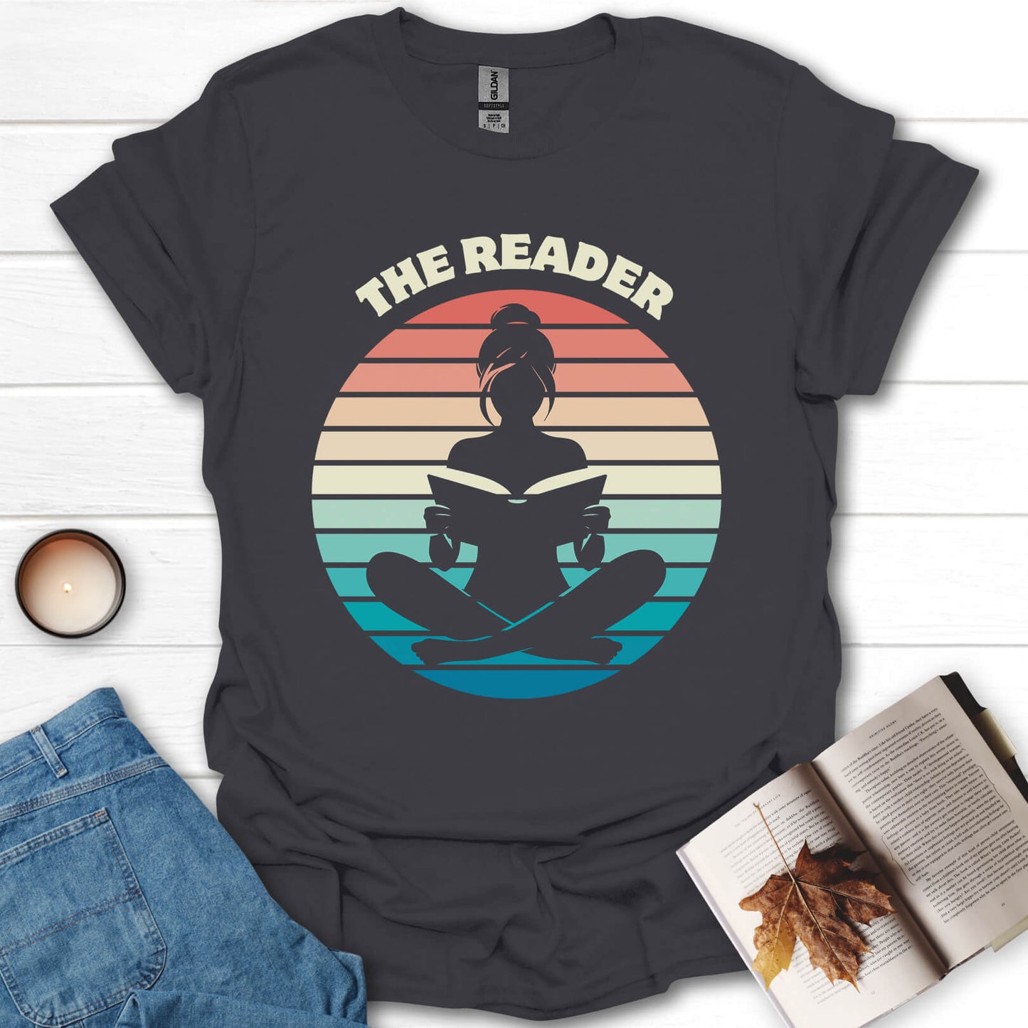 The Reader Yoga Pose Funny T-Shirt
