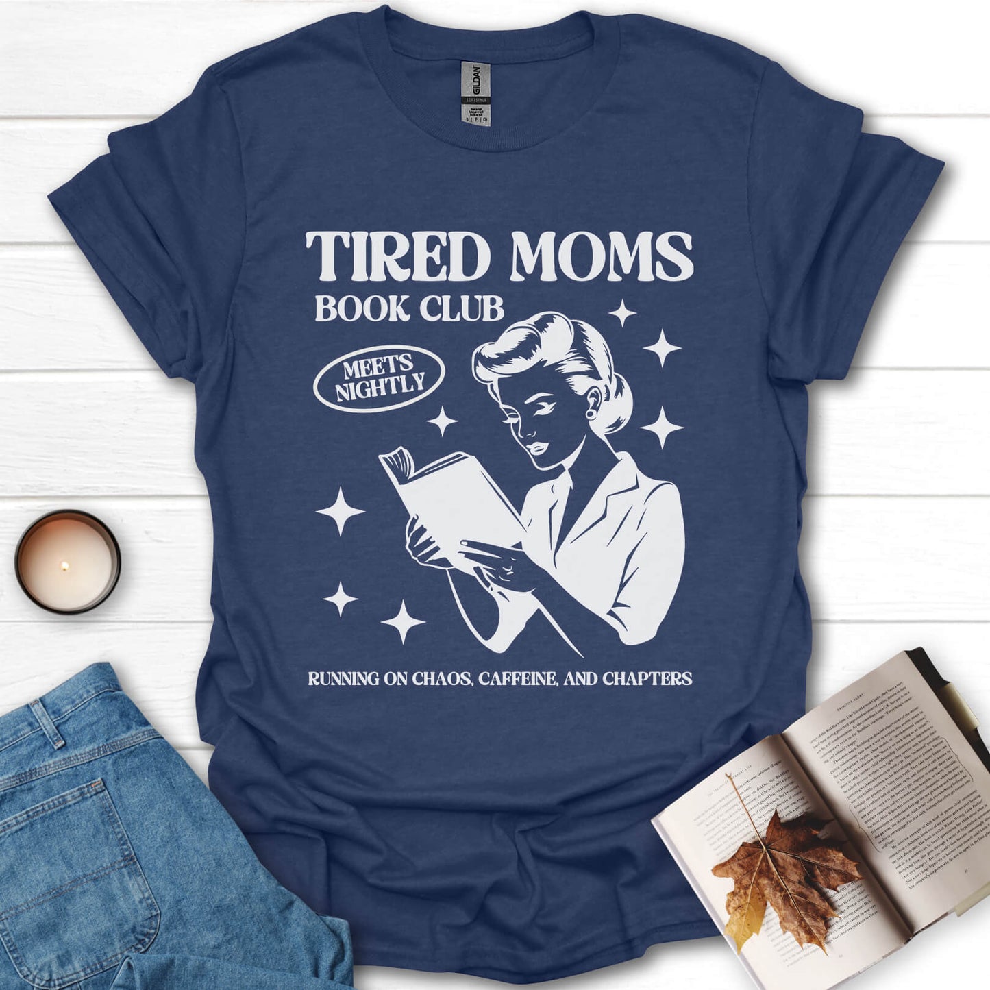 Tired Moms Book Club T-Shirt