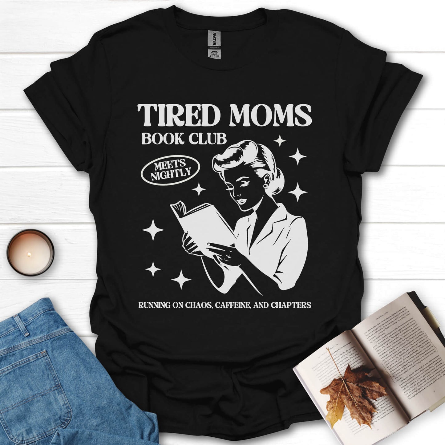 Tired Moms Book Club T-Shirt