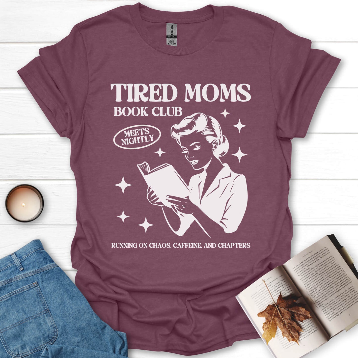 Tired Moms Book Club T-Shirt