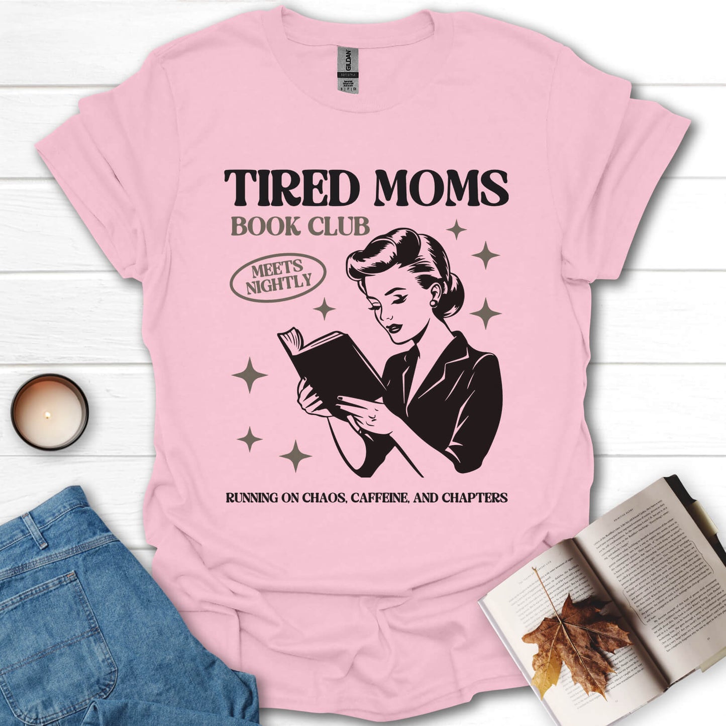 Tired Moms Book Club T-Shirt