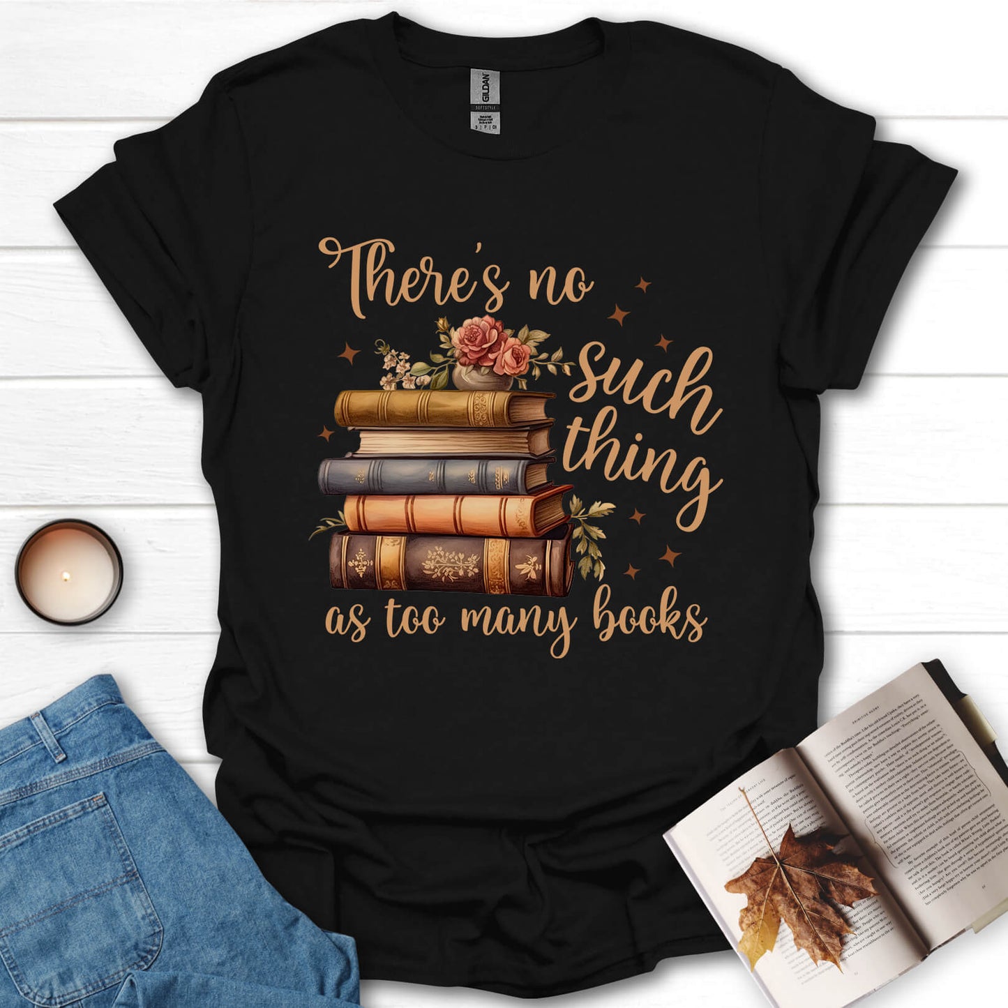 Too Many Books T-Shirt